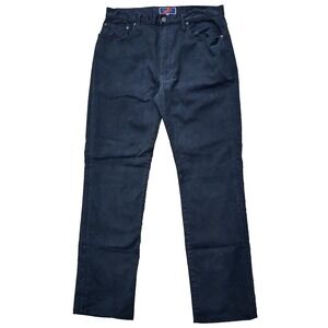 Best‎ Made Co Jeans Men 34x34 (Act 33x30) Navy Blue Straight Stretch Twill Denim